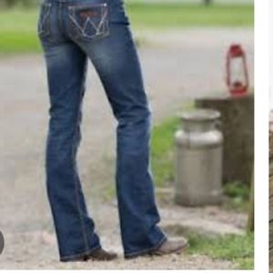 Wrangler Womens Vintage Jeans, bootcut